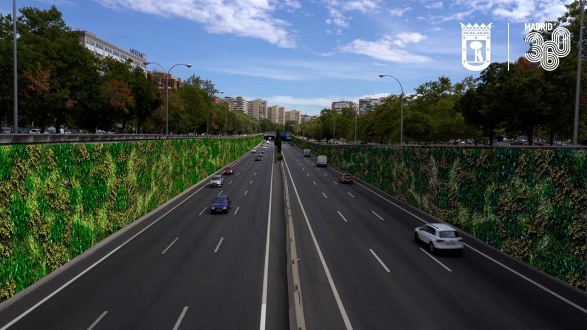 Madri vai espalhar jardins verticais em rodoanel